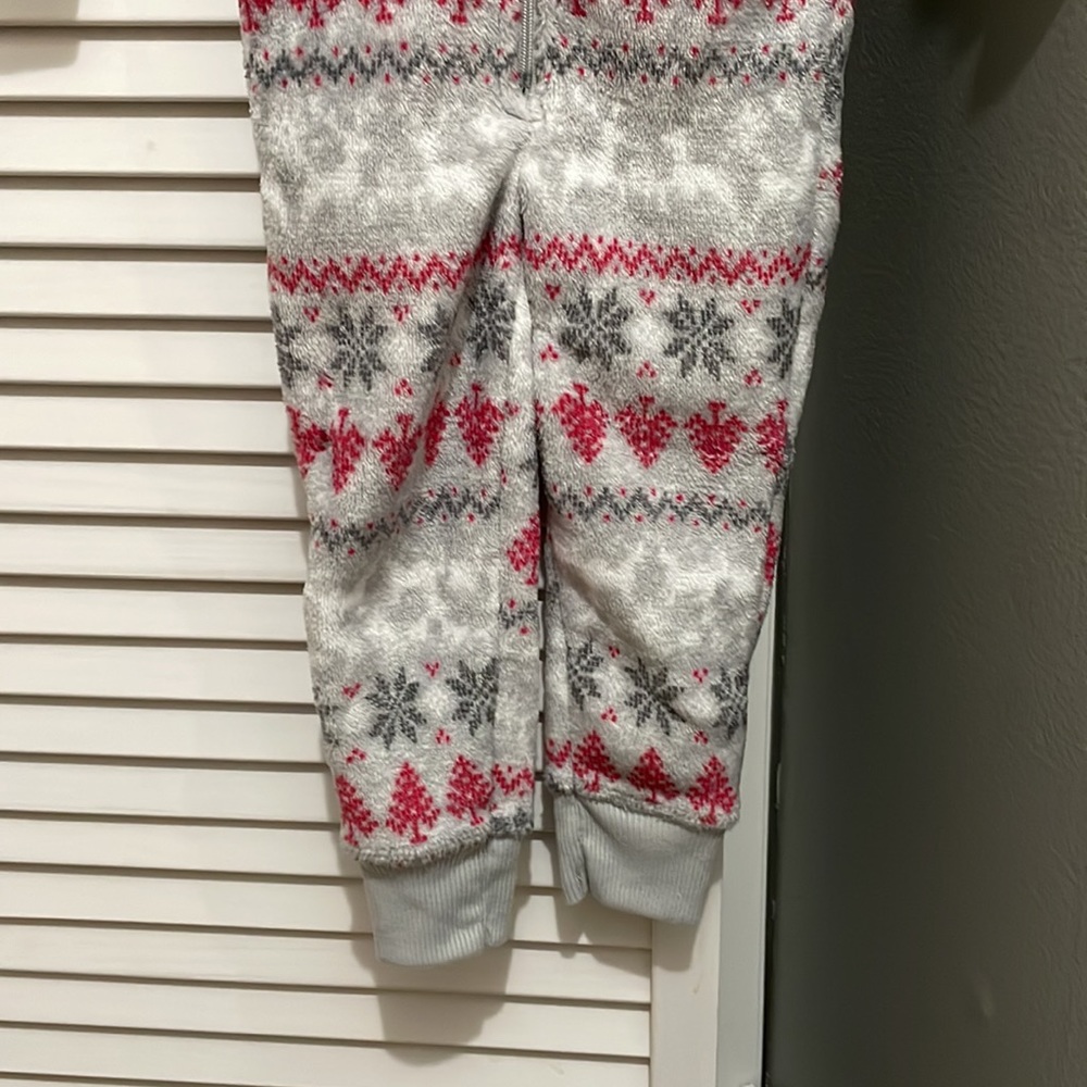 Toddler Winter Fleece Onesie Footless Pajamas - Picture 3 of 9